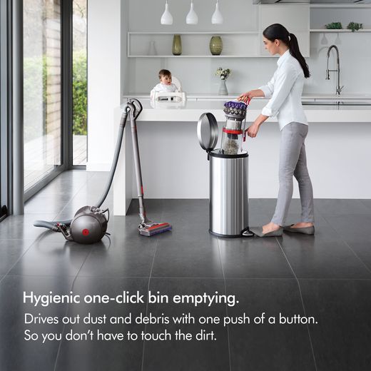 Dyson Big Ball Animal 2 Cylinder Vacuum Cleaner - Annotation - Hygienic bin emptying shot